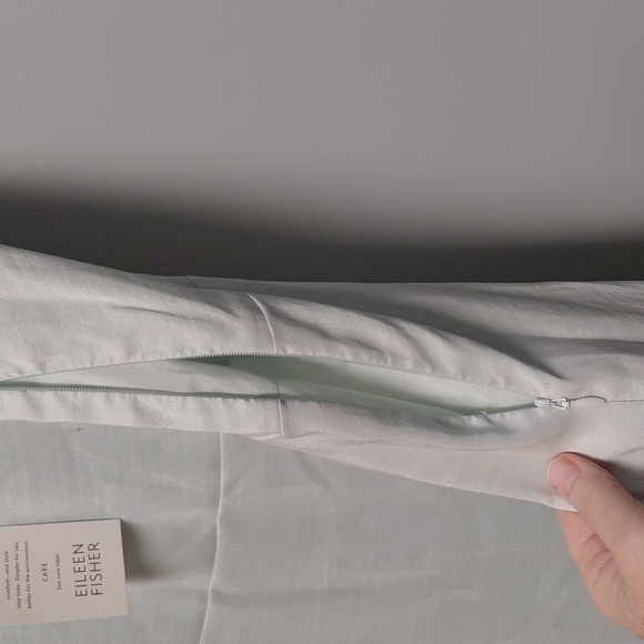 Eileen Fisher Light Green Midi Dress, Size Medium NWT - Picture 4 of 7